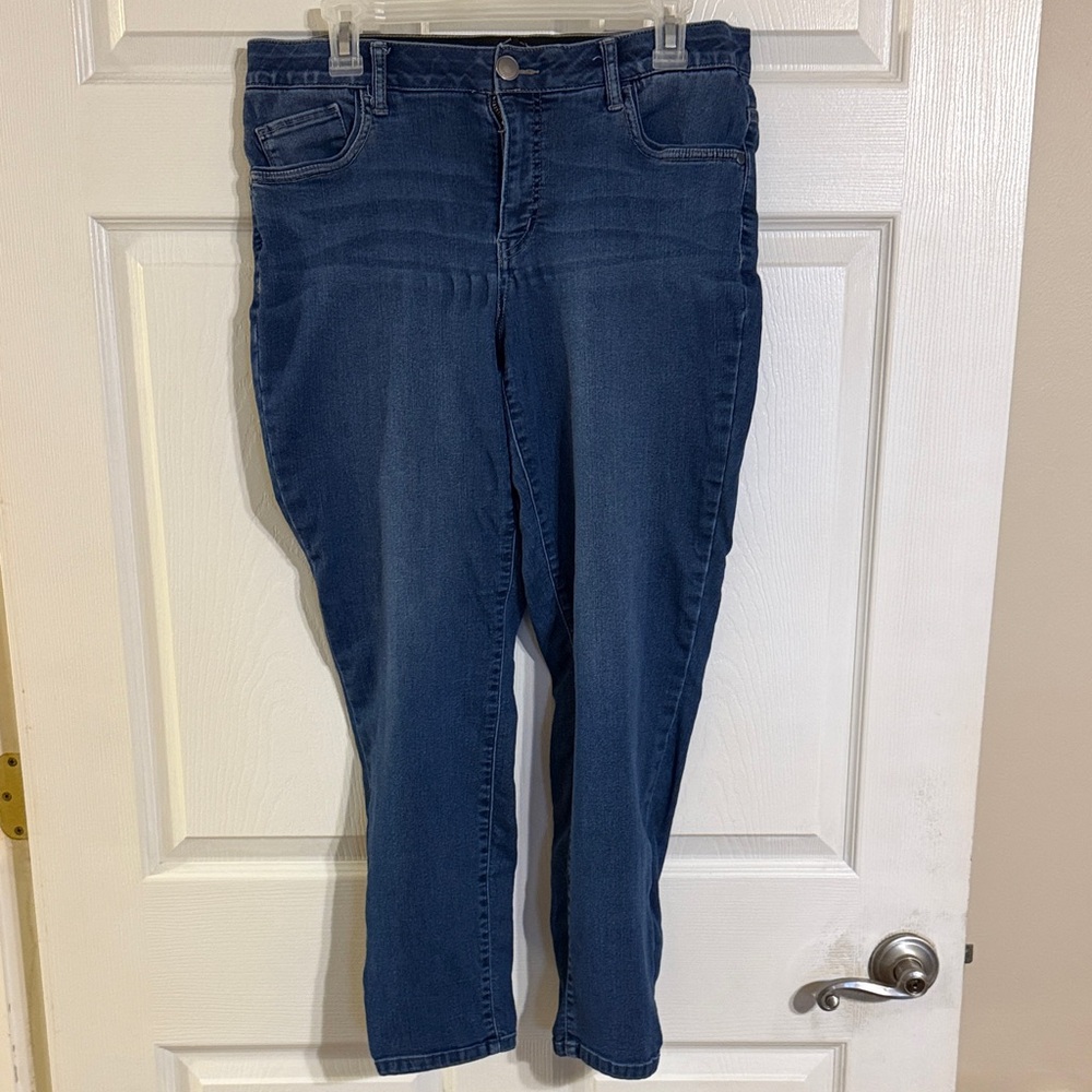 Christopher & Banks Navy Skinny Stretch Jeans